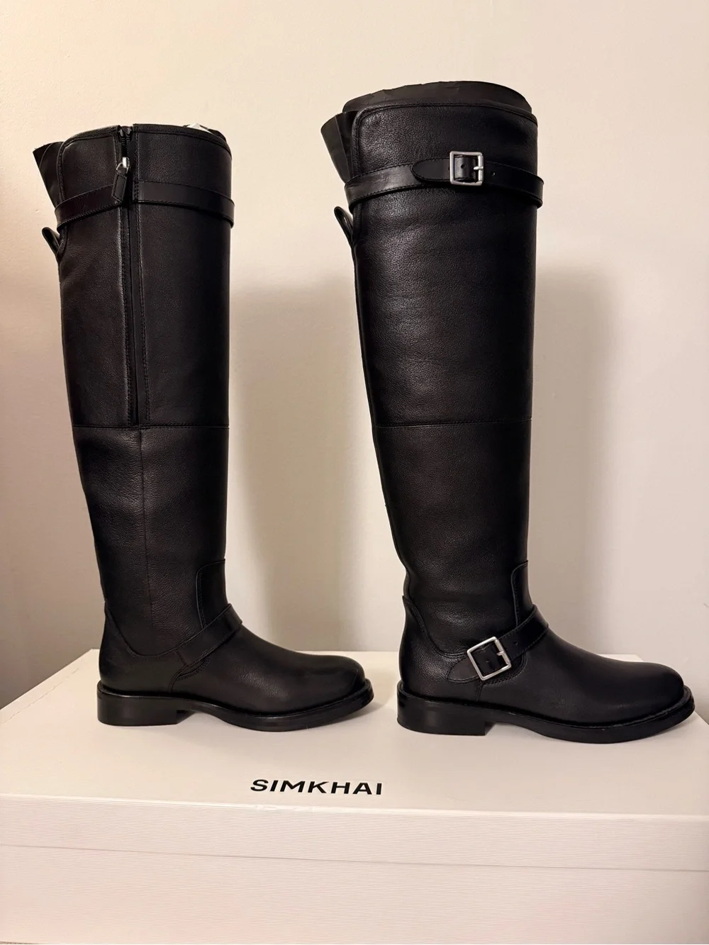 Simkhai- Noah over the knee leather boots